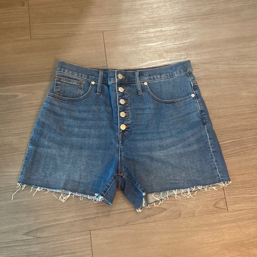 Madewell - High rise denim shorts